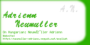 adrienn neumuller business card